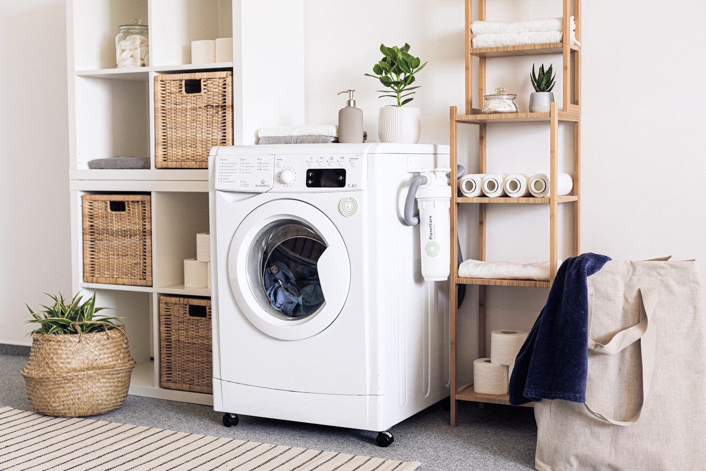Laundry store interior